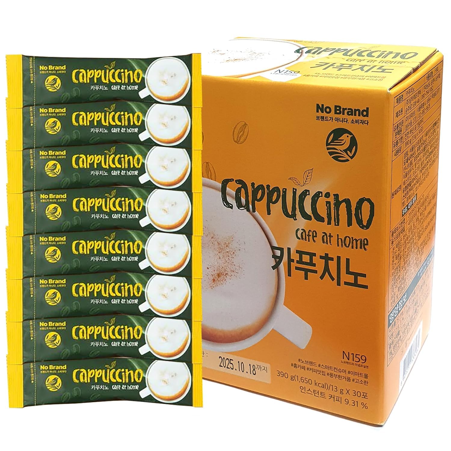 Amazon.com : LENITH Korean Cappuccino Mix Coffee 30 Sticks Instant